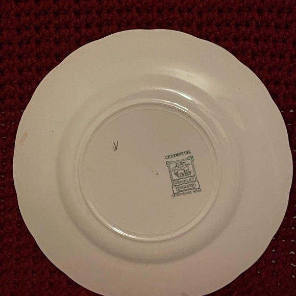 2 for $15 Beautiful Hand painted Chance Glass Plate - Picture 2 of 6